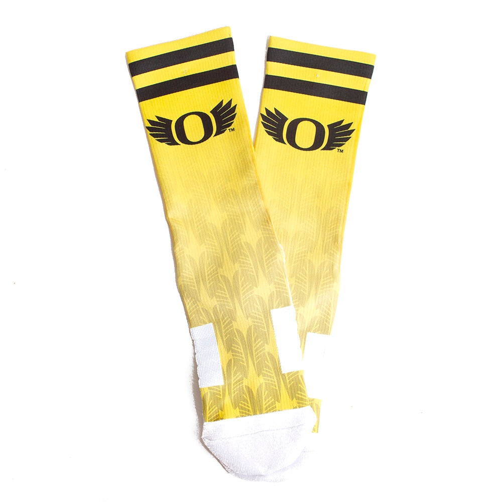 Classic Oregon O, Wings, Strideline, Sublimated, Sock